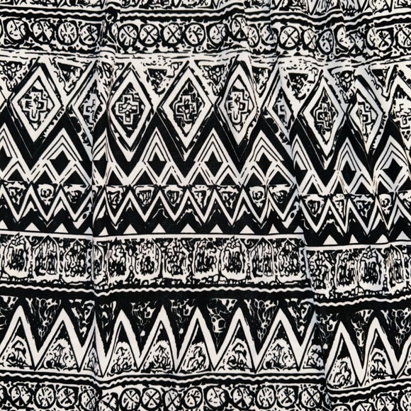 Aztec Black and White Strapless Dress, Size M, NWT - Picture 5 of 5